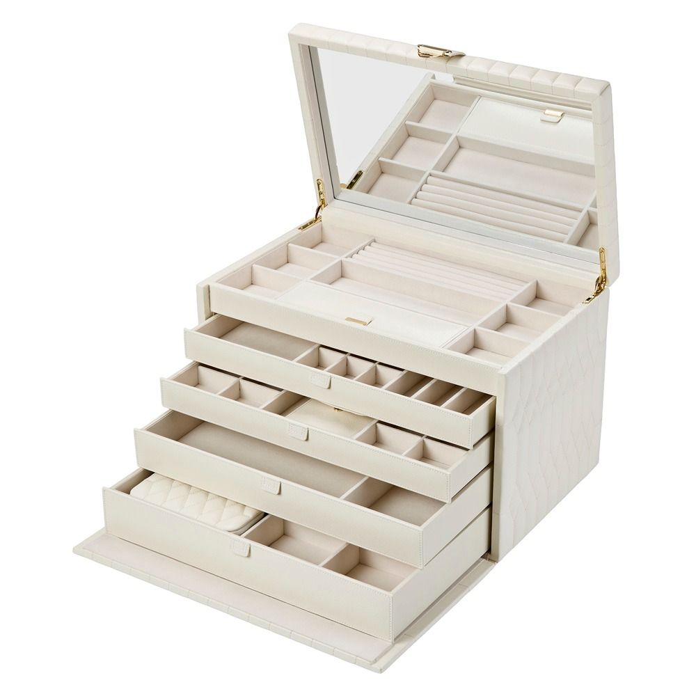 WOLF Lauren Extra Large Jewelry Box — Ivory