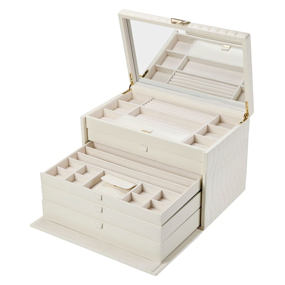 WOLF Lauren Extra Large Jewelry Box — Ivory