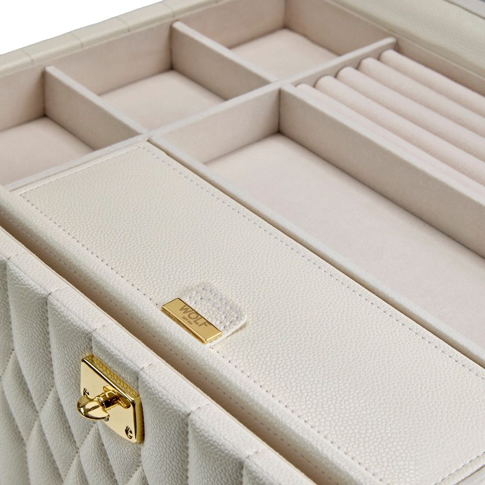 WOLF Lauren Extra Large Jewelry Box — Ivory