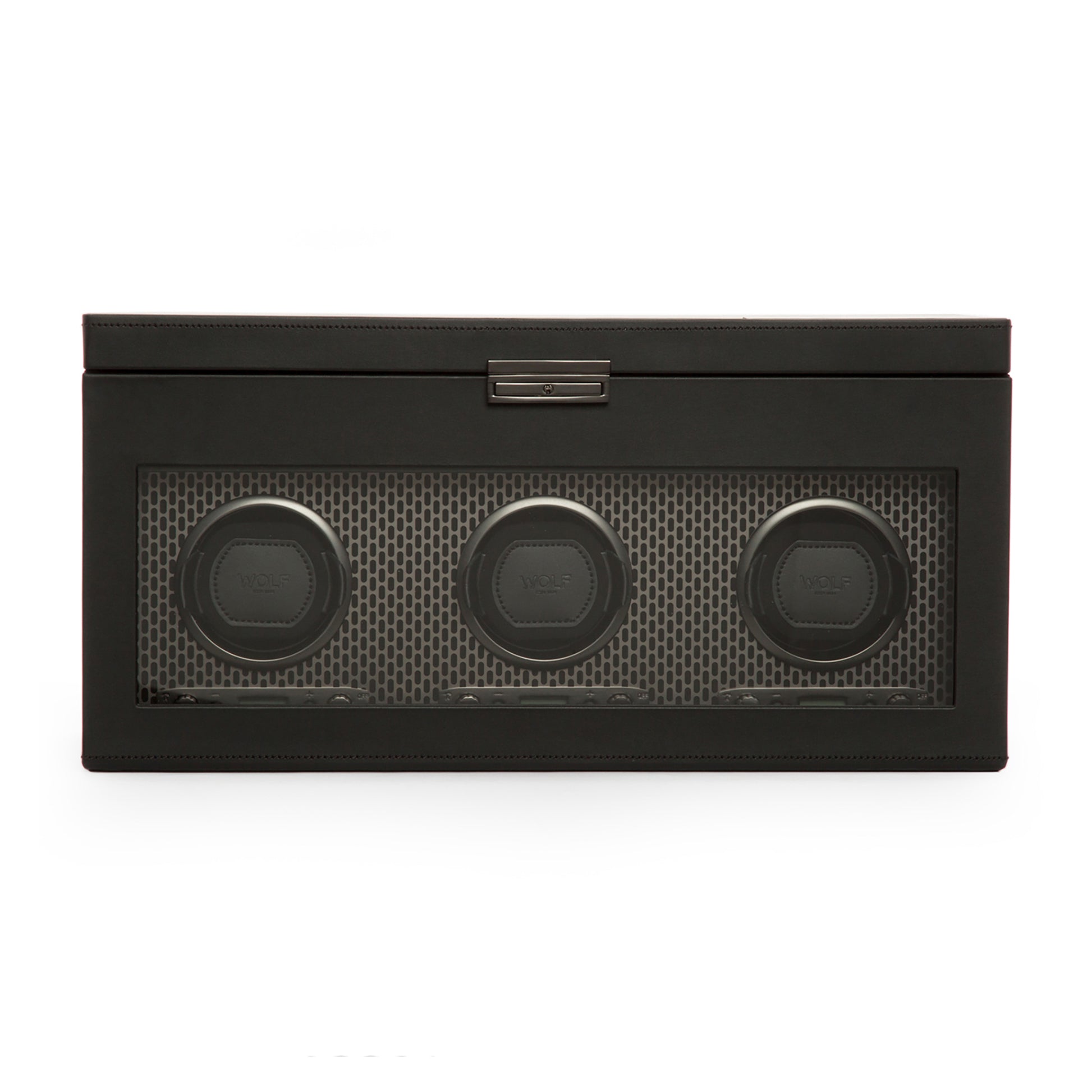 Axis Triple Watch Winder With Storage