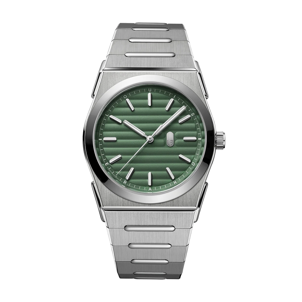 Louis Erard Grey Colors HMS 40mm Titanium Green Dial