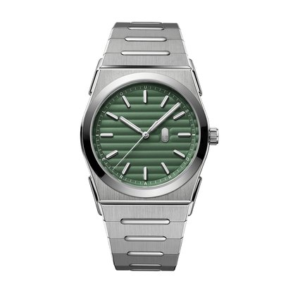 Louis Erard Grey Colors HMS 40mm Titanium Green Dial