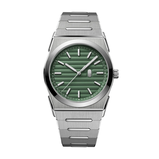 Louis Erard Grey Colors HMS 40mm Titanium Green Dial