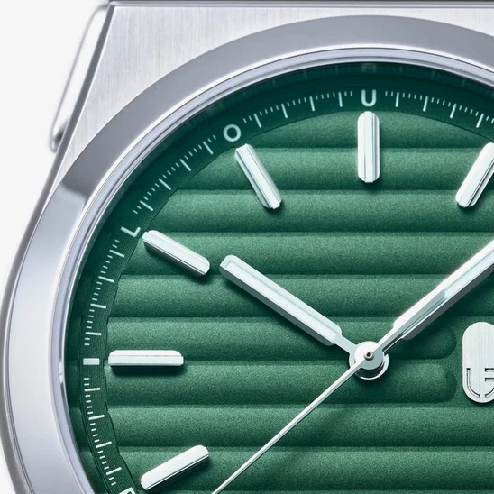 Louis Erard Grey Colors HMS 40mm Titanium Green Dial