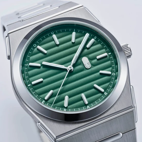 Louis Erard Grey Colors HMS 40mm Titanium Green Dial
