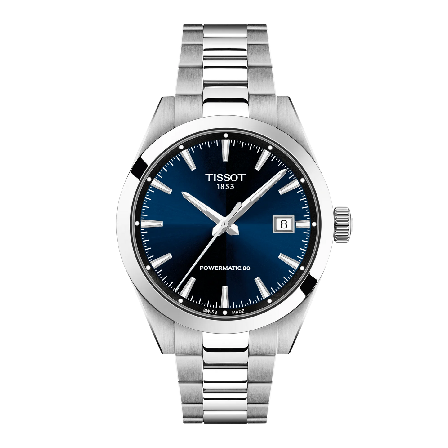 Tissot Gentleman 38mm Automatic Blue Dial Watch