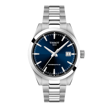 Tissot Gentleman 38mm Automatic Blue Dial Watch