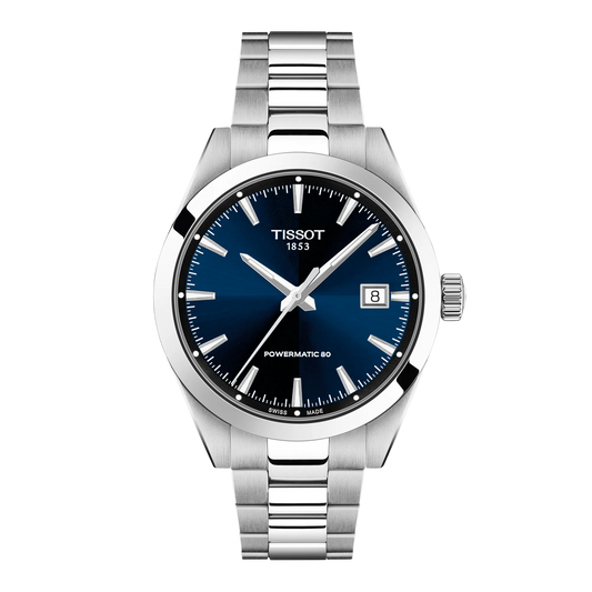 Tissot Gentleman 38mm Automatic Blue Dial Watch