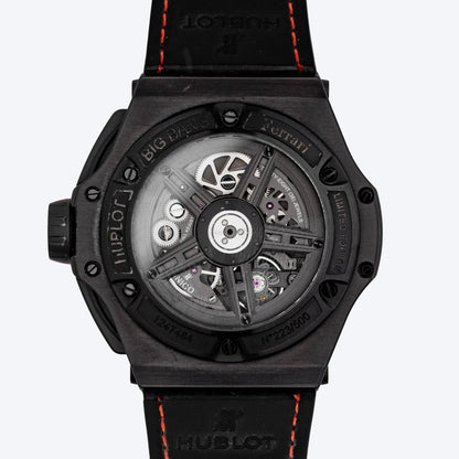 Pre Owned Hublot Big Bang Unico Ferrari Carbon Fiber 45mm Watch