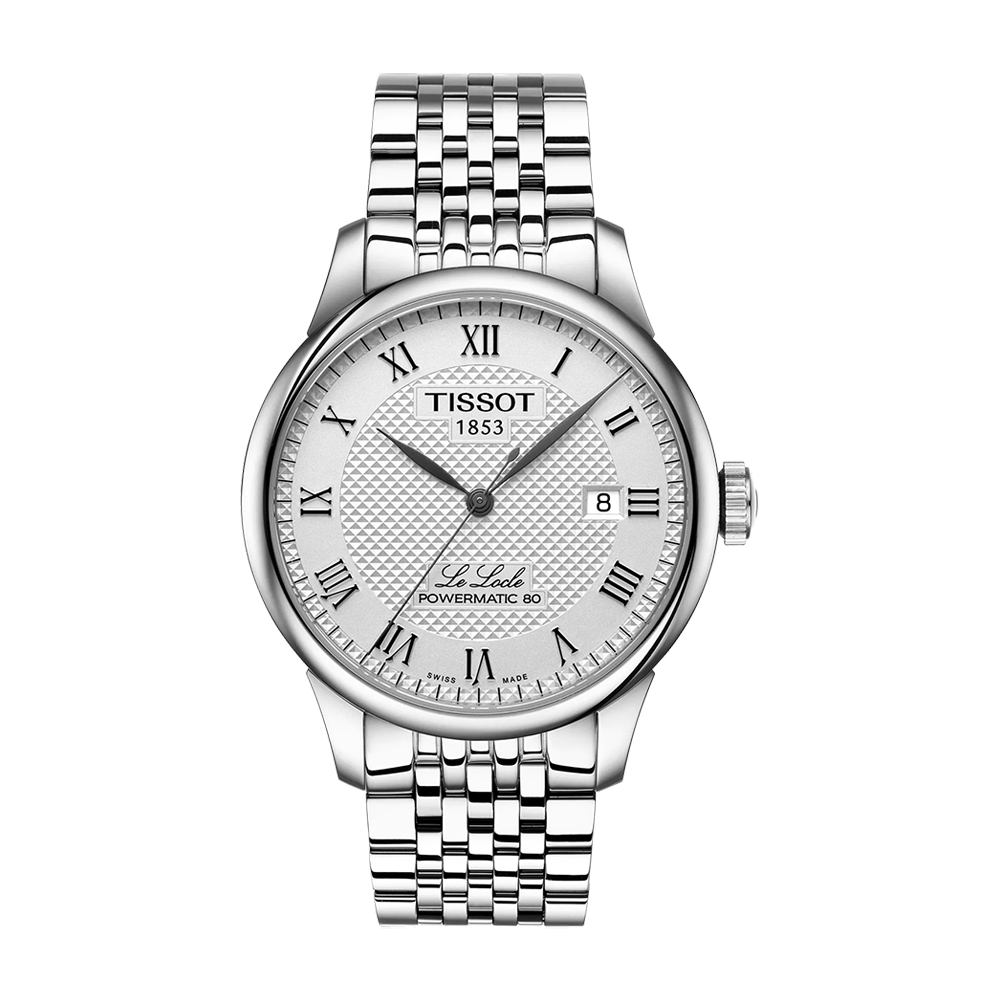 Tissot Le Locle 39mm Automatic Silver Dial Bracelet Watch