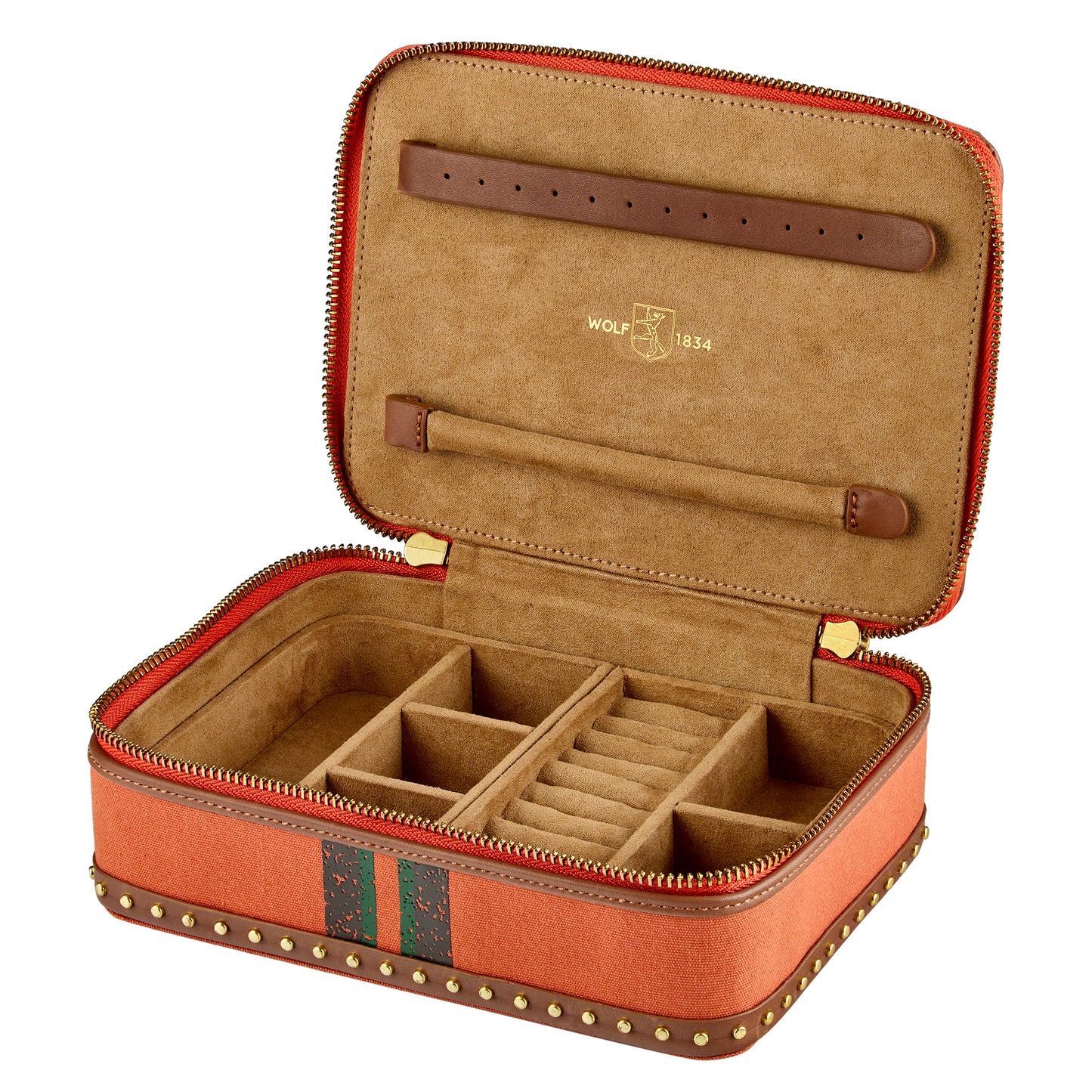 Ida Travel Zip Jewelry Case