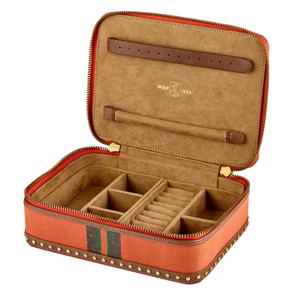 Ida Travel Zip Jewelry Case