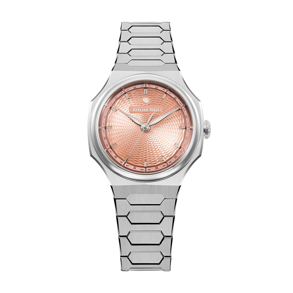 Atelier Wen Perception V3 Xiá 霞 (Salmon) 40mm Stainless Steel Watch