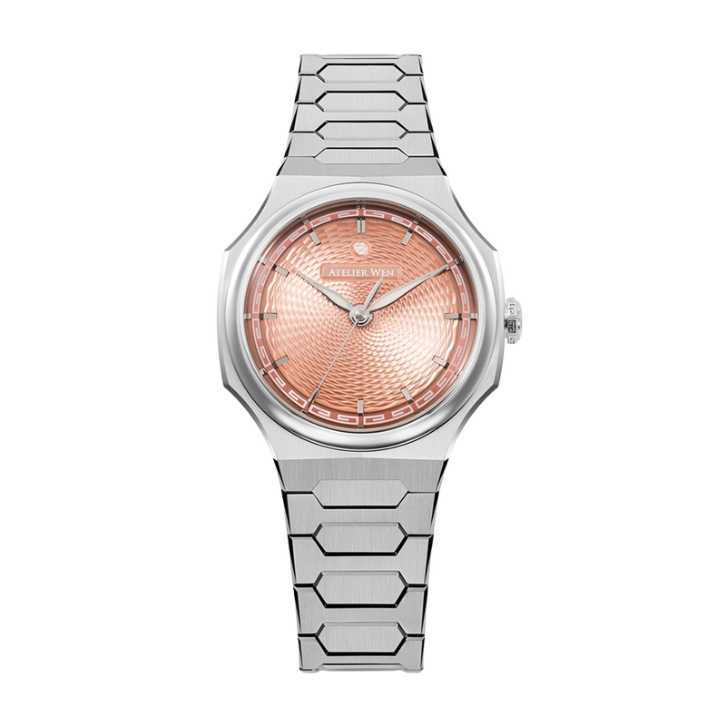 Atelier Wen Perception V3 Xiá 霞 (Salmon) 40mm Stainless Steel Watch