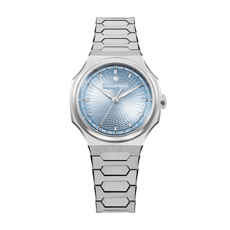 Atelier Wen Perception V3 Piāo 缥 (Ice Blue) 40mm Stainless Steel Watch