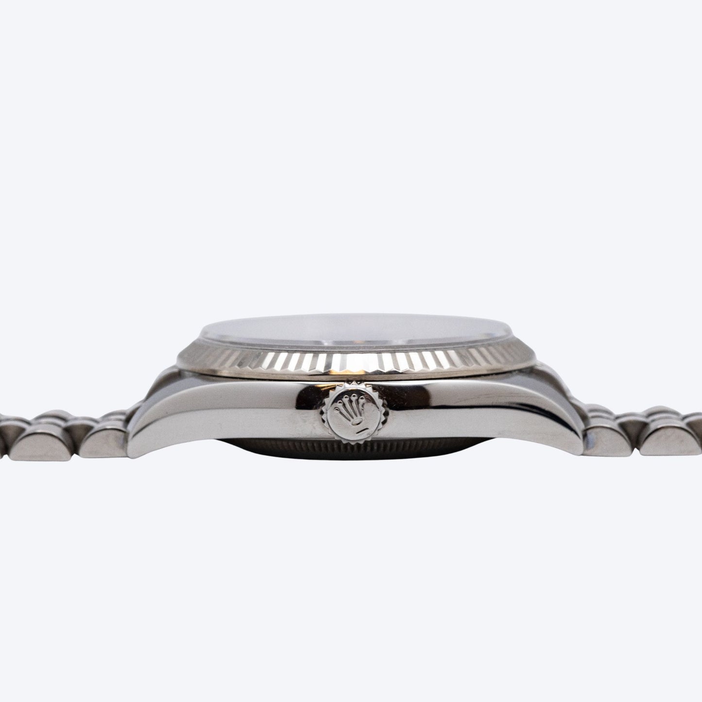 Pre Owned Rolex Datejust 36mm Silver Diamond Dial Watch