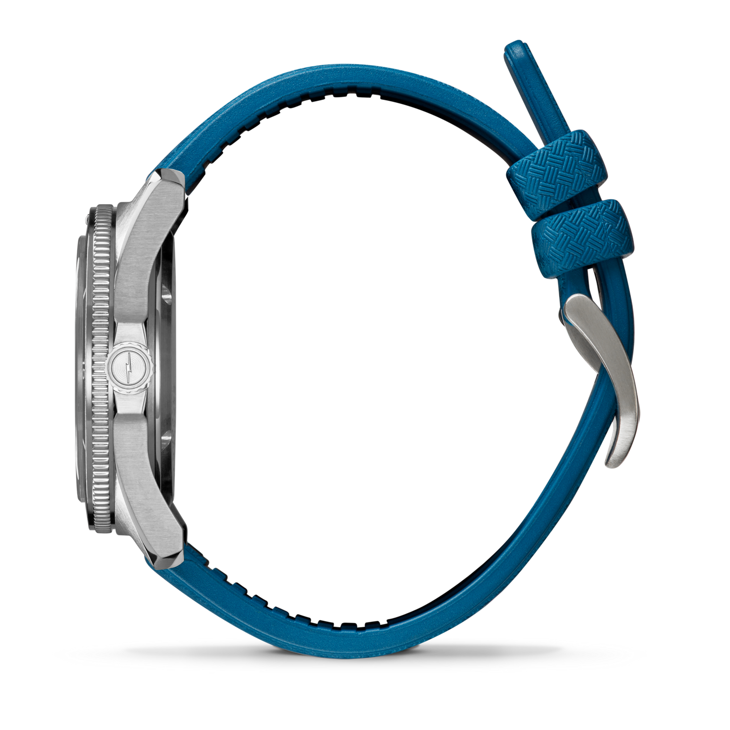 Shinola Duck 40mm Blue Dial Rubber Strap Watch
