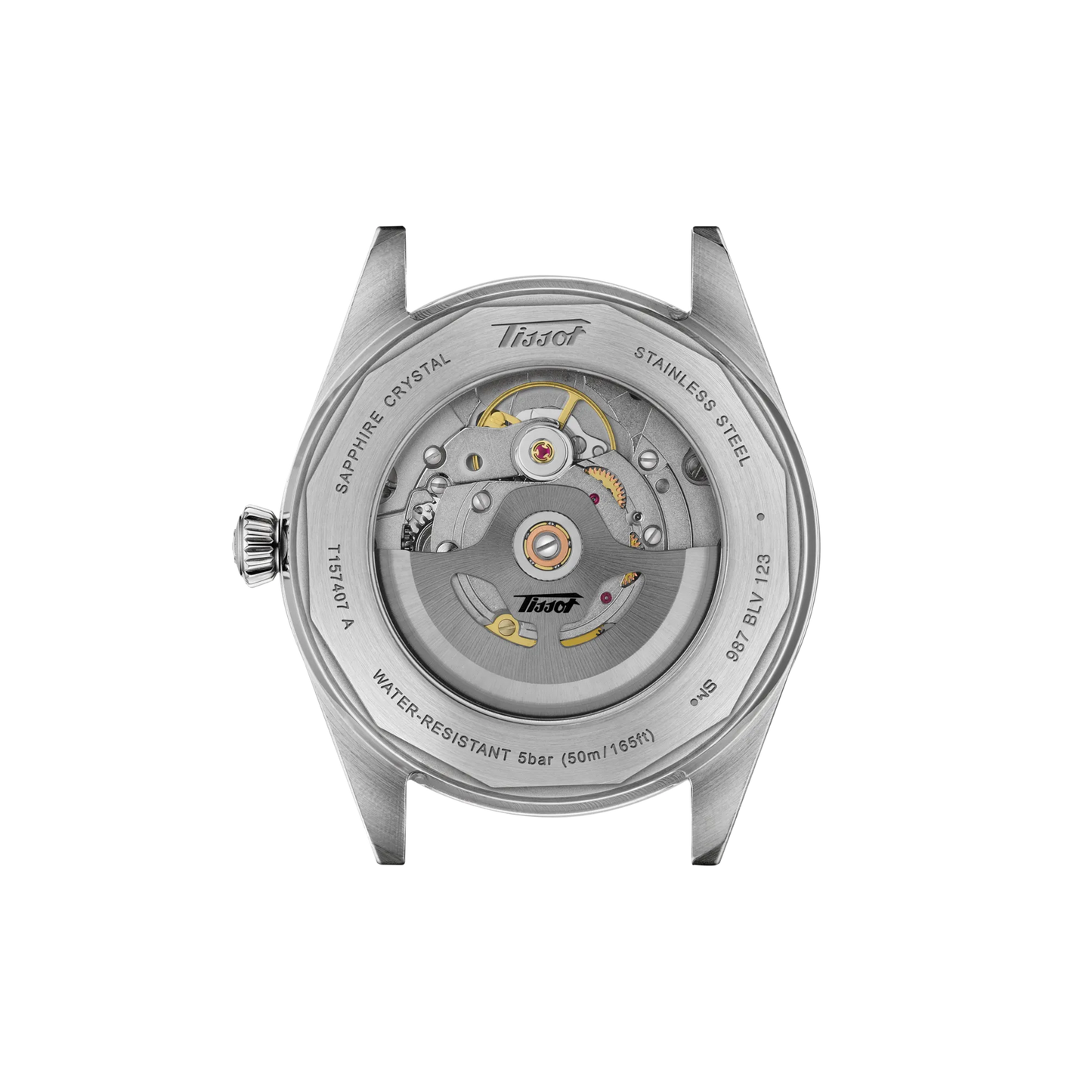Tissot Visodate 39mm Automatic Silver Dial Leather Strap Watch