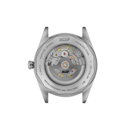 Tissot Visodate 39mm Automatic Silver Dial Leather Strap Watch