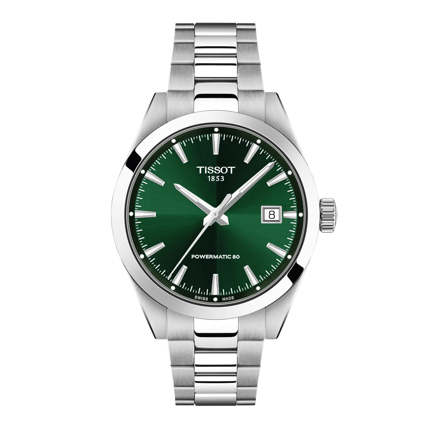 Tissot Gentleman 38mm Automatic Green Dial Watch