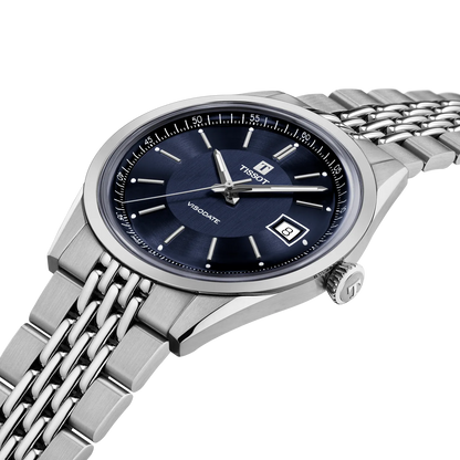 Tissot Visodate 39mm Automatic Blue Dial Watch