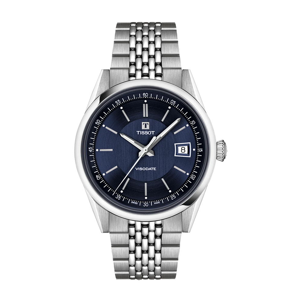 Tissot Visodate 39mm Automatic Blue Dial Watch