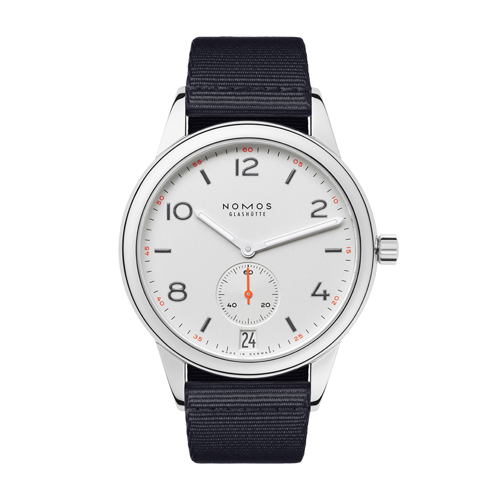 NOMOS Glashütte Club Date 41mm White Dial