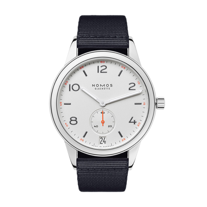 NOMOS Glashütte Club Date 41mm White Dial