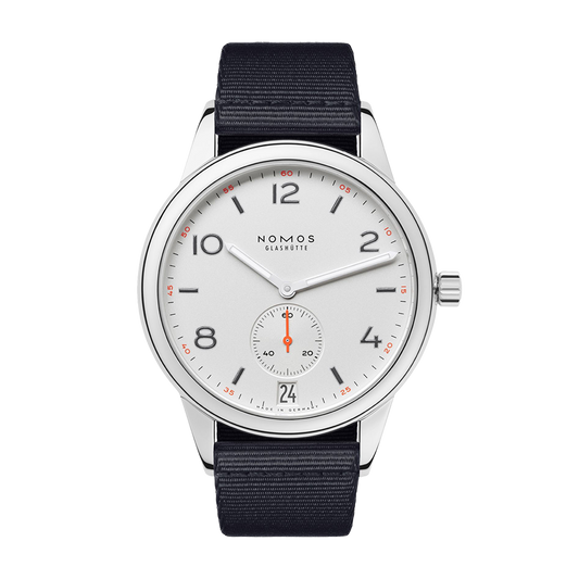 NOMOS Glashütte Club Date 41mm White Dial