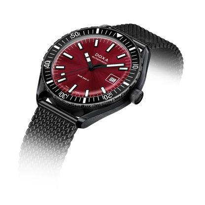 Doxa SUB 200 II Redcoral Black DLC Watch