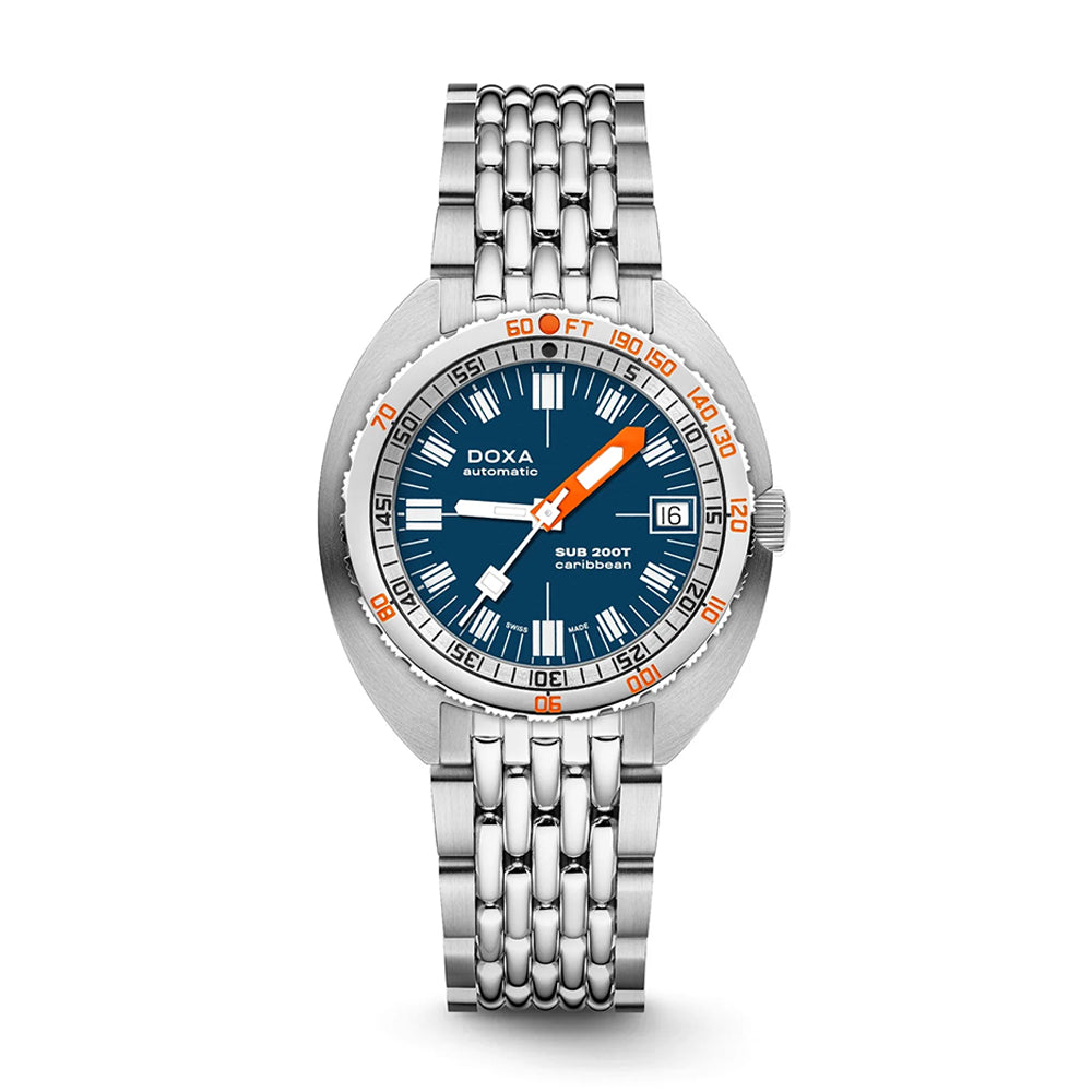 DOXA SUB 200T Caribbean 39mm Blue Dial