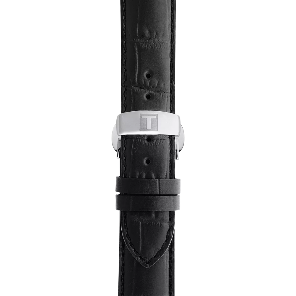 Tissot Le Locle 39mm Automatic Silver Dial Leather Strap Watch