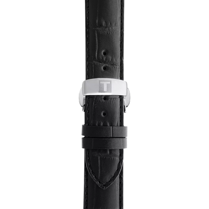 Tissot Le Locle 39mm Automatic Silver Dial Leather Strap Watch