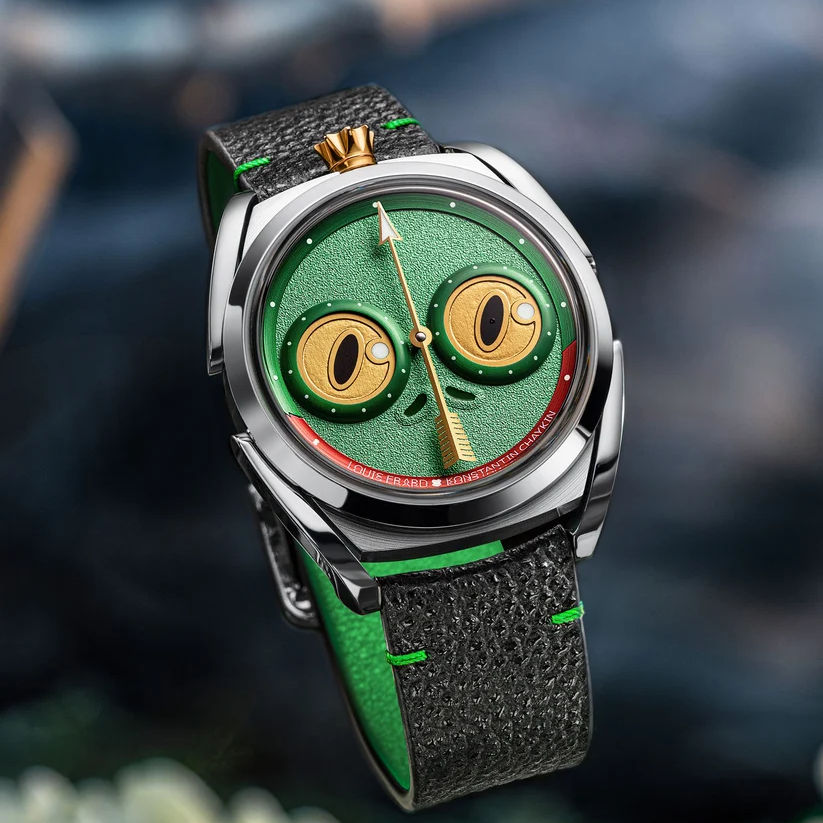 Louis Erard x Konstantin Chaykin Frog Edition 40mm Green Dial