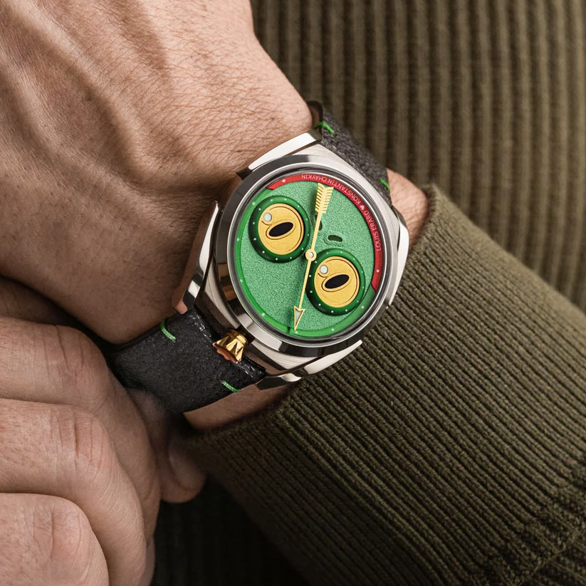Louis Erard x Konstantin Chaykin Frog Edition 40mm Green Dial