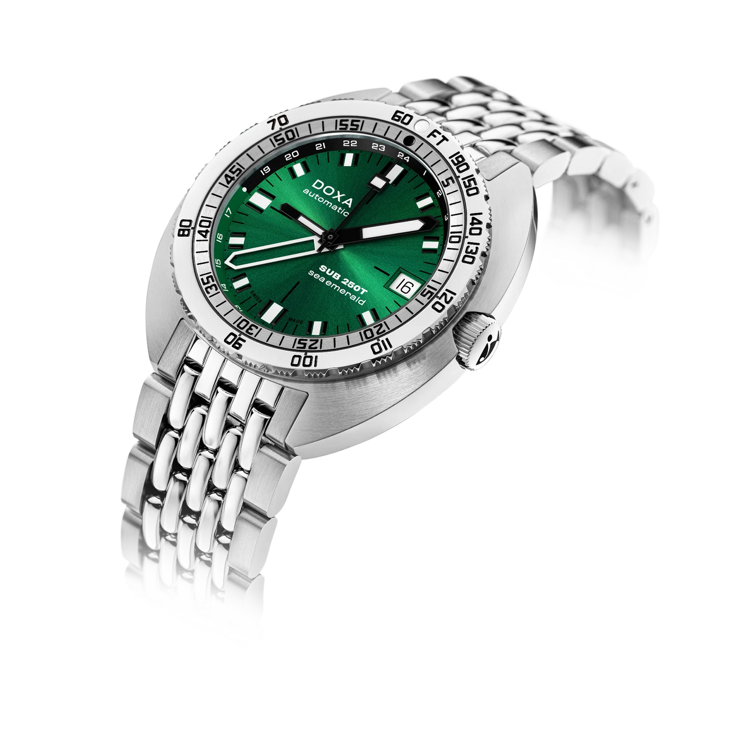 DOXA SUB 250T GMT Sea Emerald 40mm