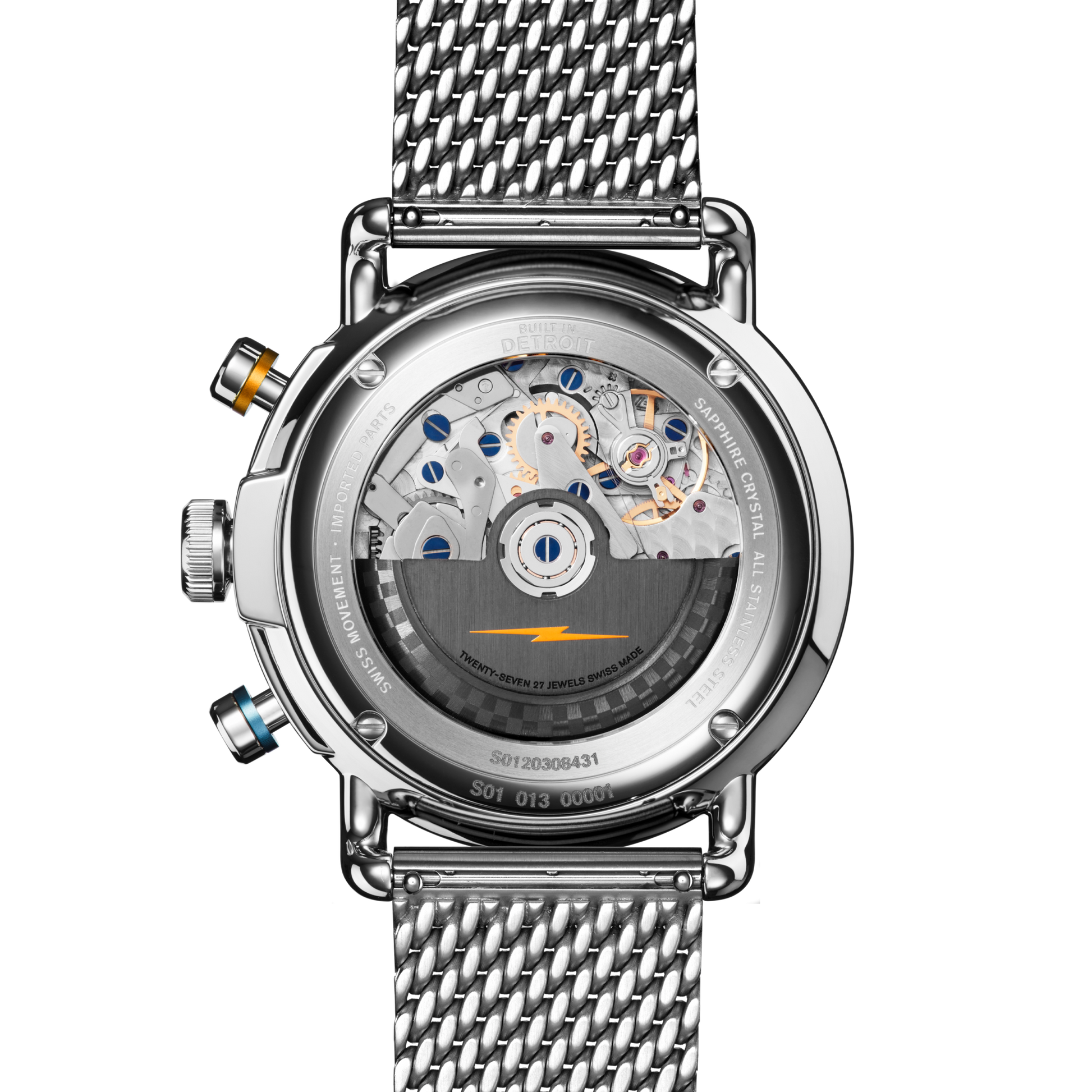 CXM スンチョルラキドロ Shinola Canfield Speedway Open Road Automatic Chronograph 44mm