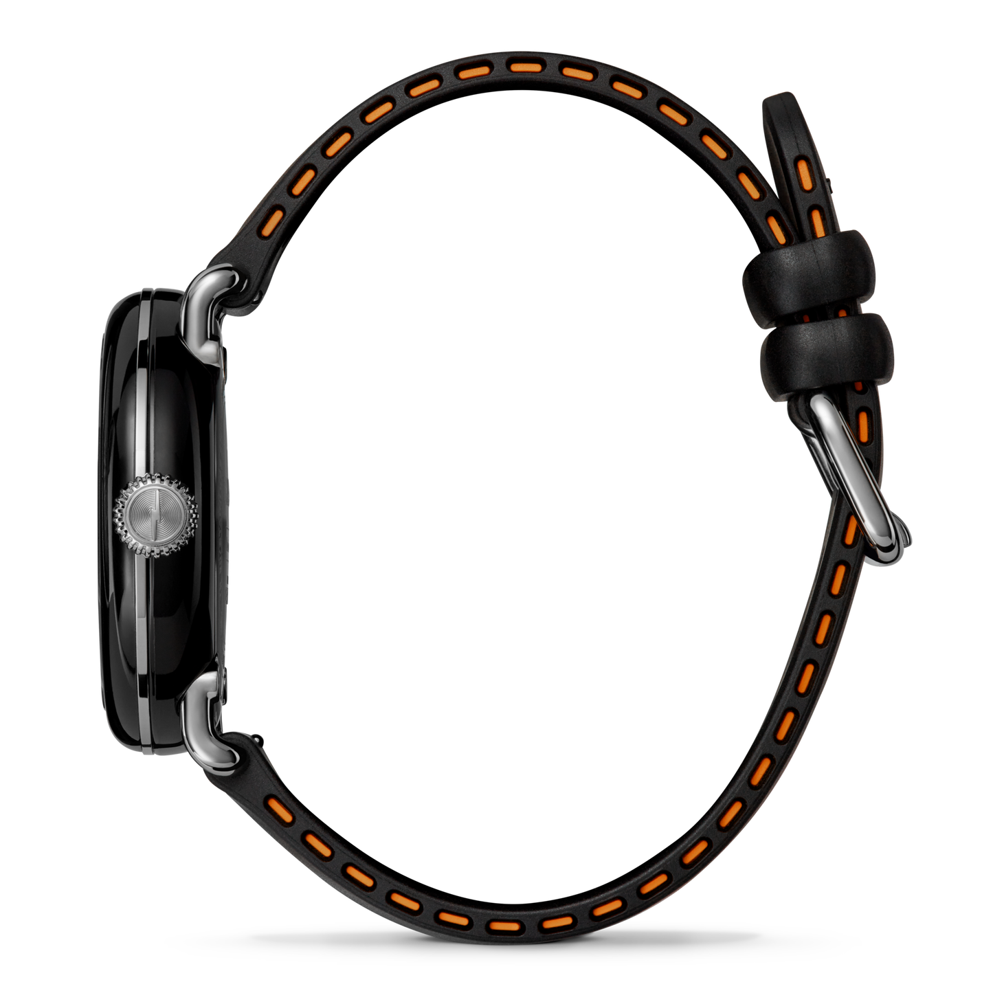 Shinola Detrola 41mm Black Dial Rubber Strap Watch