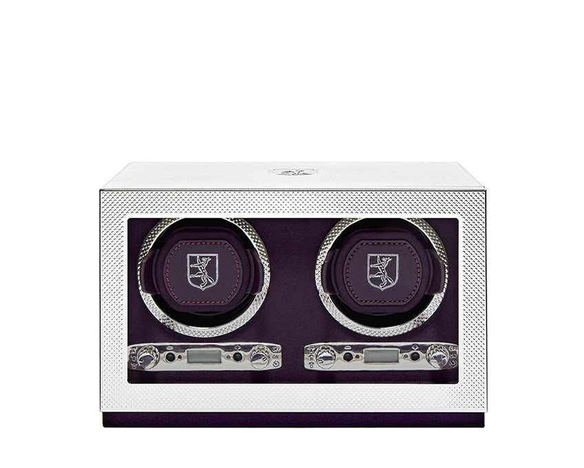 Silver Double Watch Winder