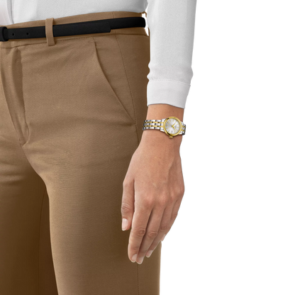 Tissot Classic Dream 28mm Gold-Tone Silver Dial Watch