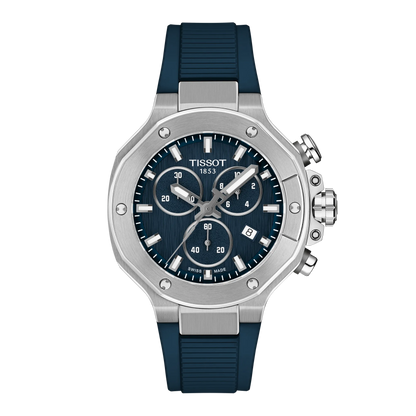 Tissot T-Race 38mm Blue Dial Chronograph Watch