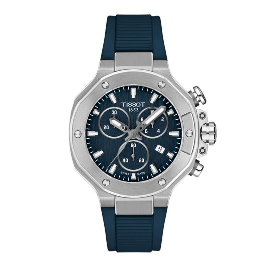 Tissot T-Race 38mm Blue Dial Chronograph Watch