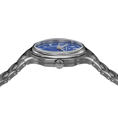 Atelier Wen Inflection Blue 渊 Yuān 40mm Tantalum Bracelet Watch