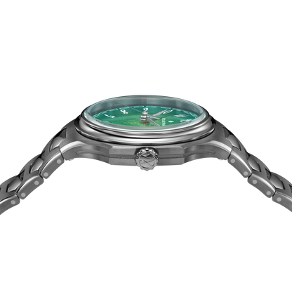 Atelier Wen Inflection Green Dial 幽 YŌU 40mm Tantalum Bracelet Watch