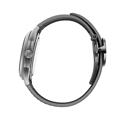 Atelier Wen Inflection Black 墨 Mò 40mm Sailcloth Strap Watch