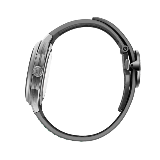 Atelier Wen Inflection Black 墨 Mò 40mm Sailcloth Strap Watch