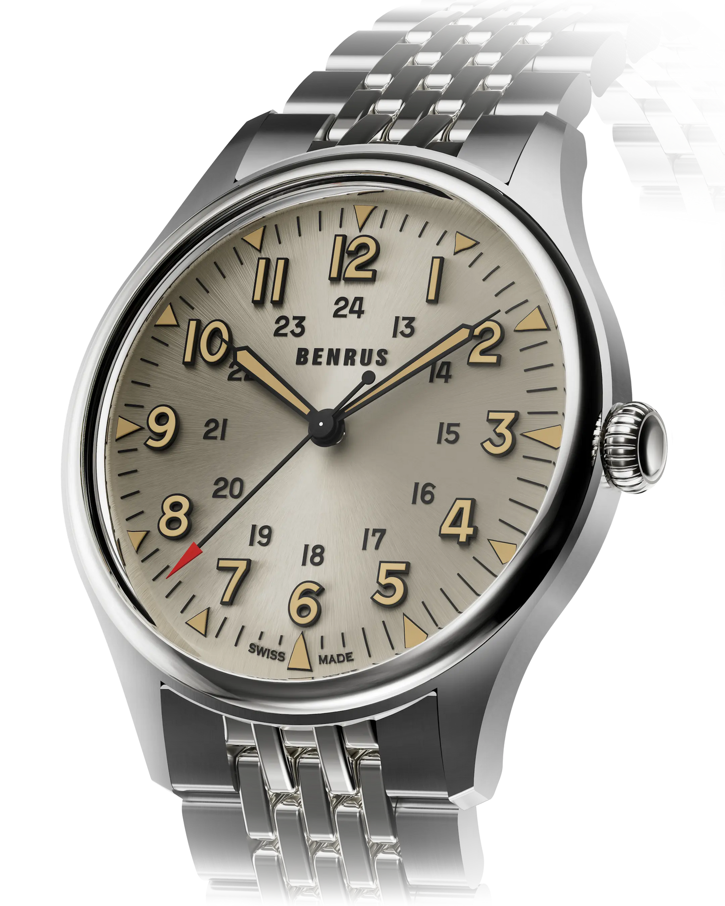BENRUS #3061 BOR three-quarter view