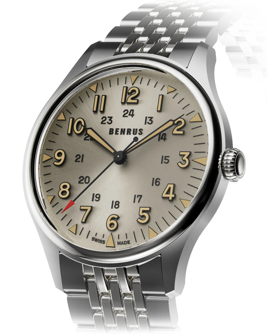 BENRUS #3061 BOR three-quarter view