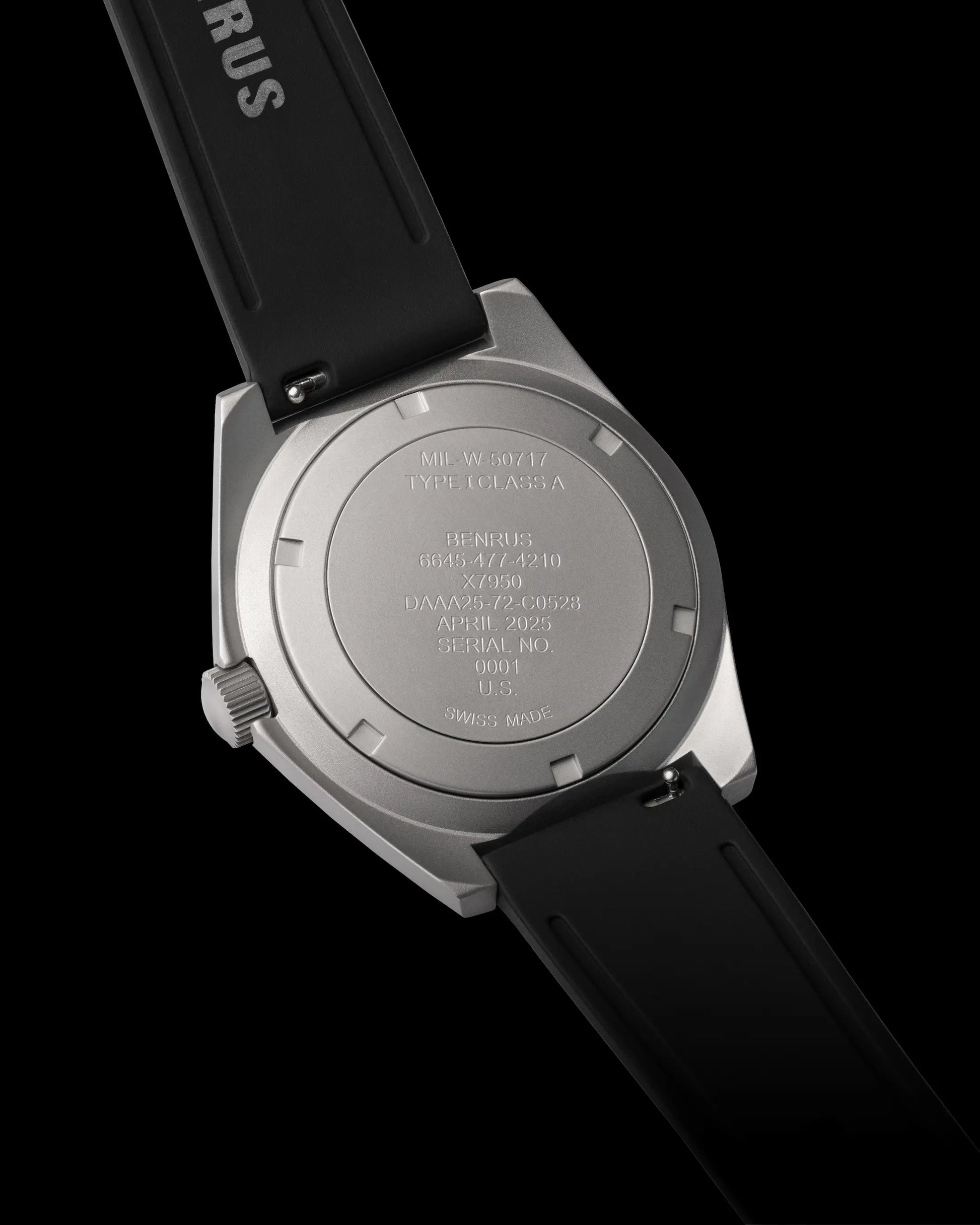 BENRUS TYPE 1 MIL SPEC case back