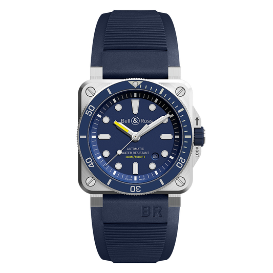 Bell and Ross BR0392-D-BU-ST/SRB